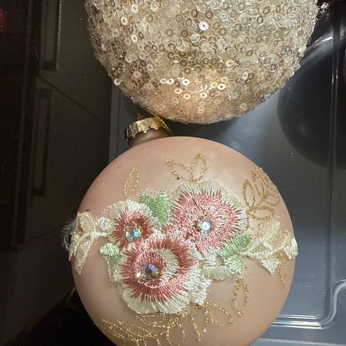 Christmas balls in pink shades new