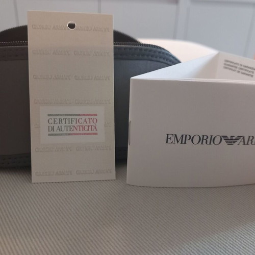 Emporio Armani sunglasses used with slight lens discoloration