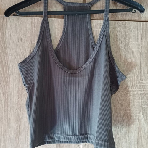 Women's Athletic Tank Tops like new, size S, brown and dark gray