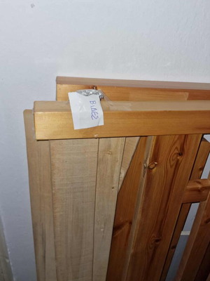 Rustic semi-double bed like new