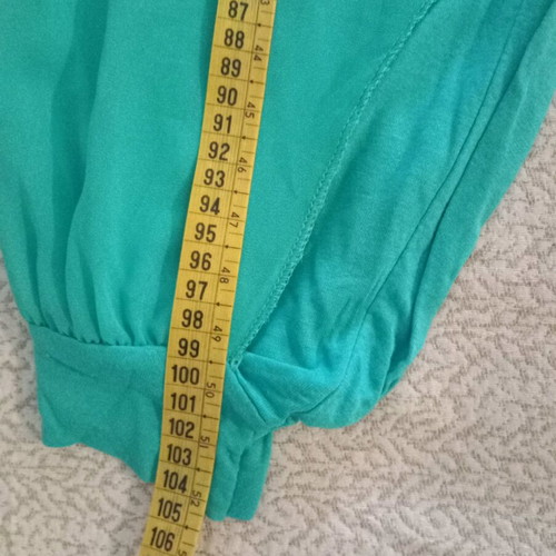 Salvari pants size M like new, cotton green