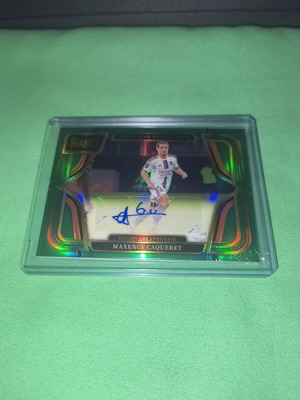 Panini 2025-26 Ligue 1 Maxence Caqueret Auto Green /5