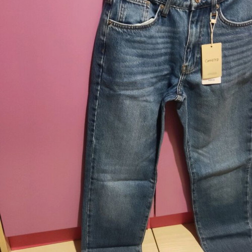Mango kids jeans size S blue, brand new, loose fit