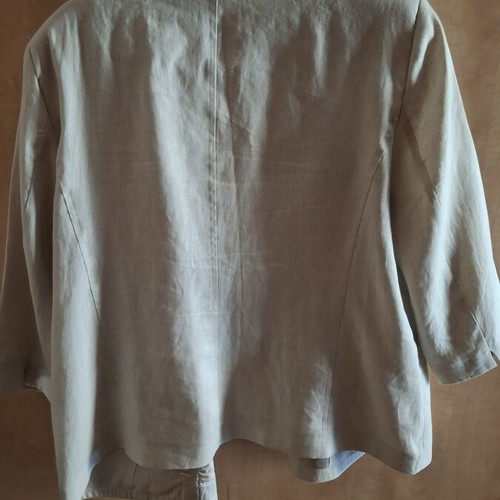 Women's linen jacket beige size XL like new