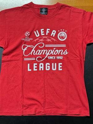 Olympiakos Champions League Mitroglou 7 t-shirt child like new, size 140
