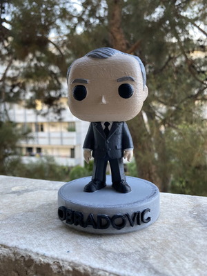 Ζέλικο Ομπράντοβιτς Custom συλλεκτική φιγούρα χειροποίητη