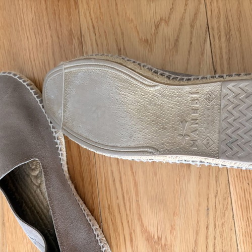 Manebi Mens Espadrilles like new, size 42