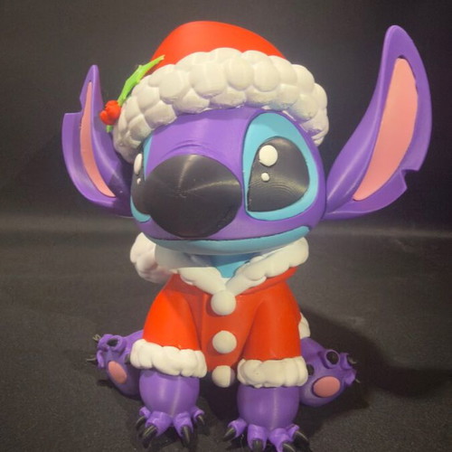Stitch with Santa Claus Costume Christmas Edition new