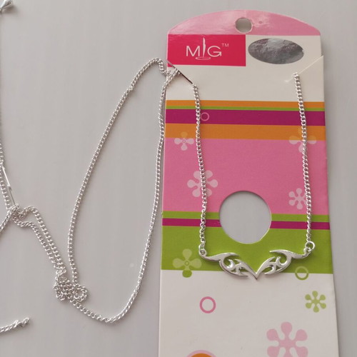 Silver Plated Back Body Chain with Tribal Design new