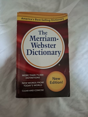 The Merriam-Webster Dictionary new edition, like new condition