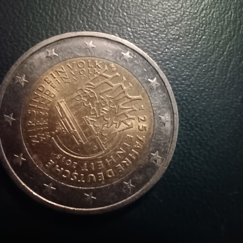 Germany 2 Euro Ein Volk 2015 D coin used