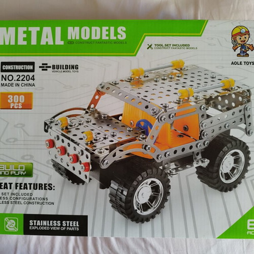 Metal Model Construction Toy Jeep