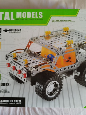 Metal Model Construction Toy Jeep