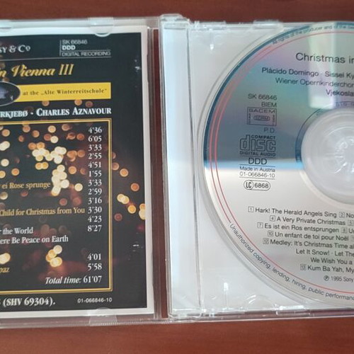 Christmas In Vienna III CD used with some scratches