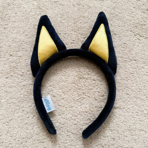 Bluey hairband like new, blue with ears