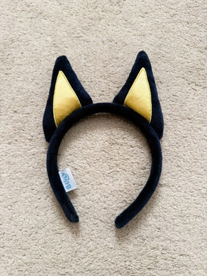 Bluey hairband like new, blue with ears