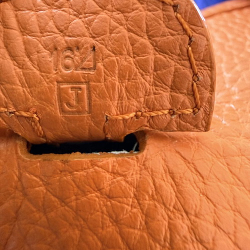 Hermès Evelyne PM Orange Clémence Leather Crossbody Bag