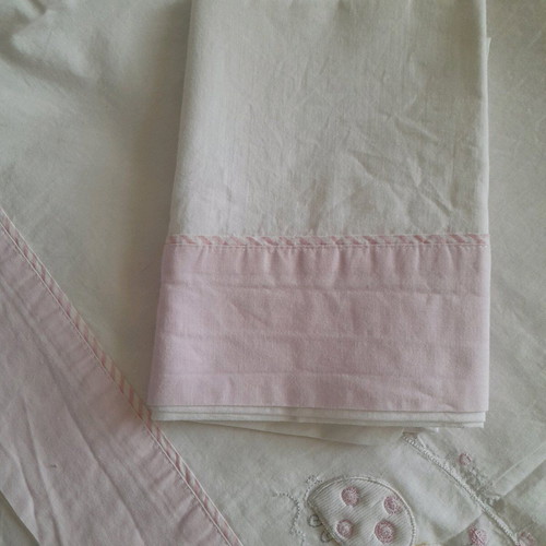 Baby crib sheet set 120×160 cm like new, Palamaiki cotton