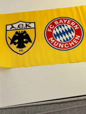AEK Bayern Mini Flag like new, authentic