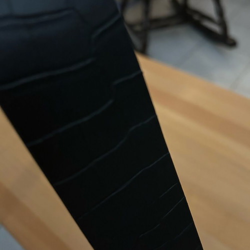 Zara croco belt new, faux leather, black, size 95 cm