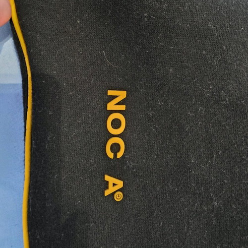 Nike Nocta 2020 used black sweatpants with yellow details, size L