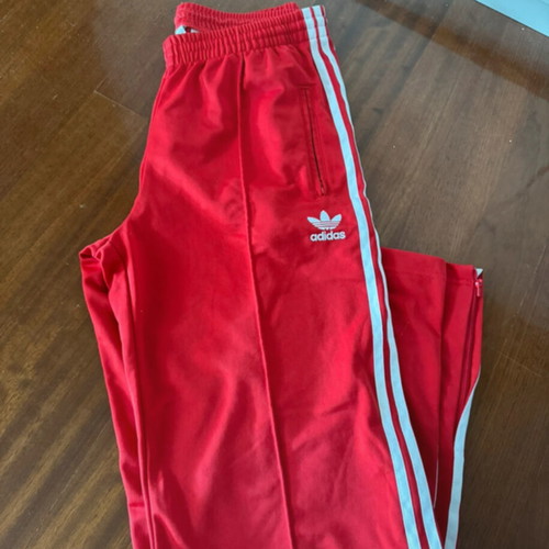 Adidas Firebird men's tracksuit like new, size 40/42, red