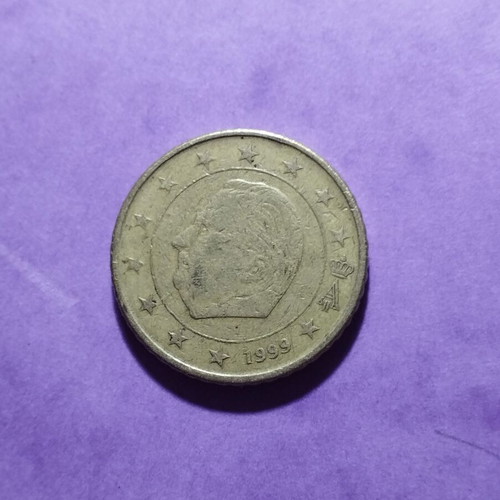Coin 50cent Belgium 1999 used - King Albert II