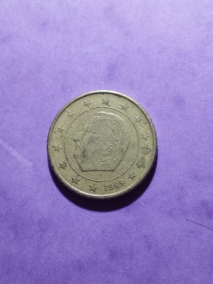 Coin 50cent Belgium 1999 used - King Albert II