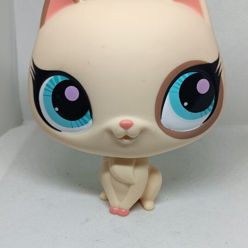 Littlest Pet Shop Jumbo Shorthair Cat figure like new, collectible Hasbro