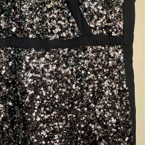 French Connection evening dress with rhinestones like new, black, size S