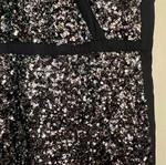 French Connection evening dress with rhinestones like new, black, size S