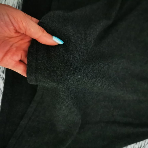 Zara elastic wool dress knee-length like new, dark gray