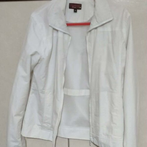 Women's Windbreaker Jacket Size M New, White
