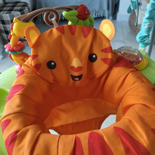 Fisher-Price Jumperoo Lion Activity Center like new with box