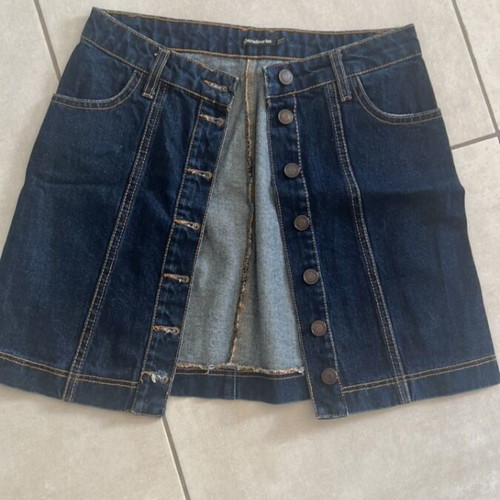 Stradivarius denim skirt new, size S 36 8, blue
