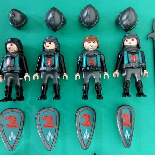 Playmobil Falcon Knights used with working cannons