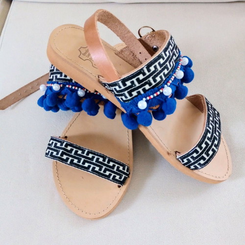 Handmade leather sandals size 37