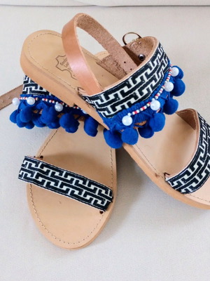 Handmade leather sandals size 37