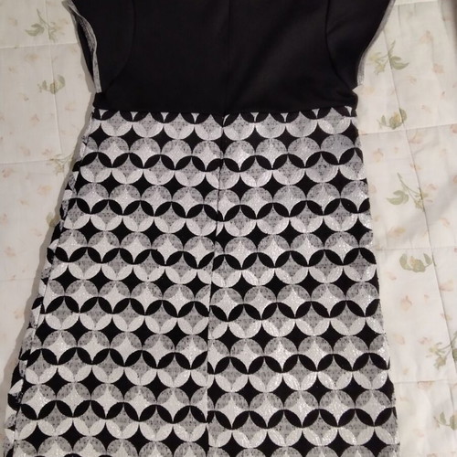 Mandarino Junior dress size 152 cm 12 years like new, black and gray