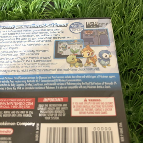Pokémon Diamond Nintendo DS like new, complete with manuals