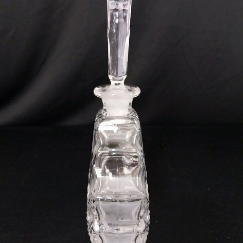 Art Deco Small Crystal Decanter 1940s