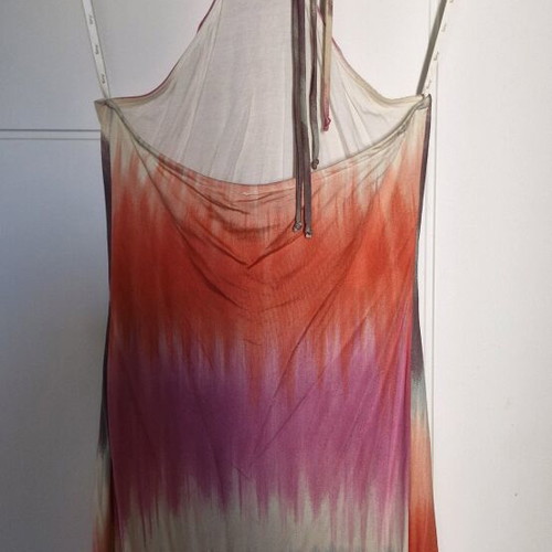 Sky Brand mini dress size M, tie-dye halter neck with crystals