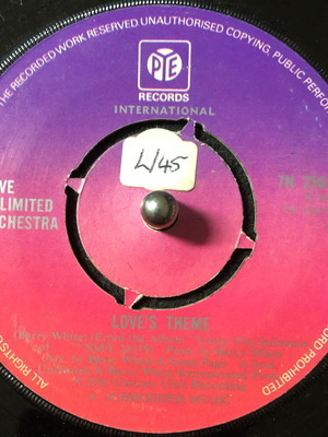 Love Unlimited Orchestra Love's Theme βινύλιο 7" single 45 RPM μεταχειρισμένο