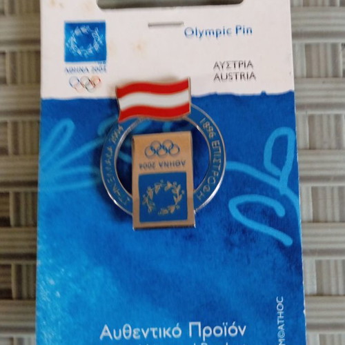 Olympic pins 2004 pack of 12 authentic in excellent condition