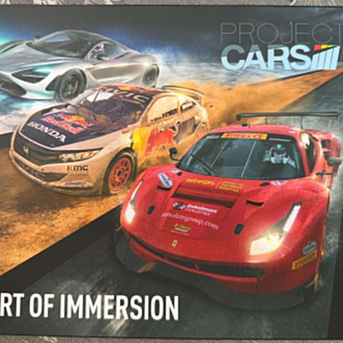 Project CARS 2 The Art Of Immersion hardback artbook like new