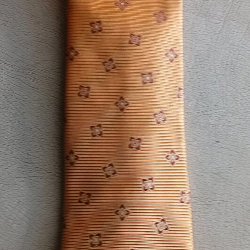 Eton Blues tie orange/brick silk new