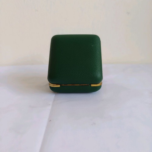 Vintage German travel clock used, tabletop