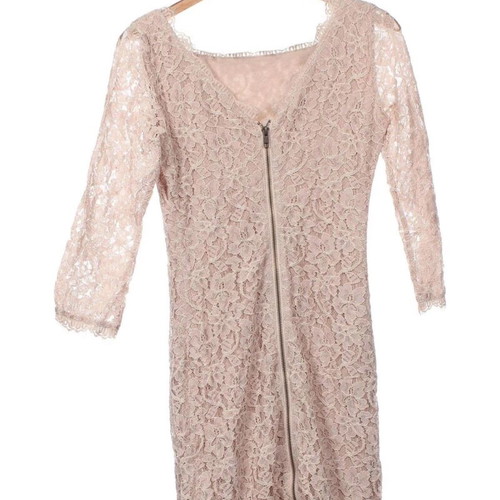 Diane Von Furstenberg dress, size M, beige