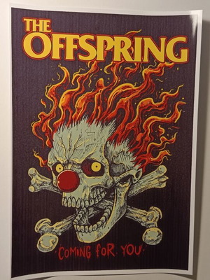 The Offspring A4 poster