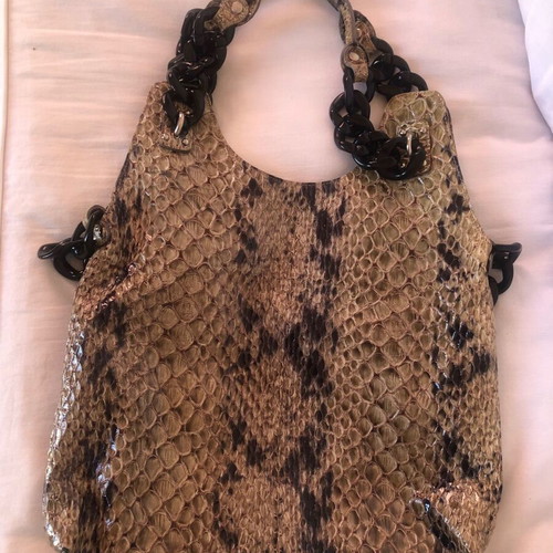 Bagatt shoulder bag used, grey-beige